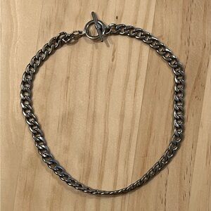 Vintage silver chain necklace